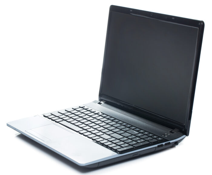 Technology. Laptop with wide screen